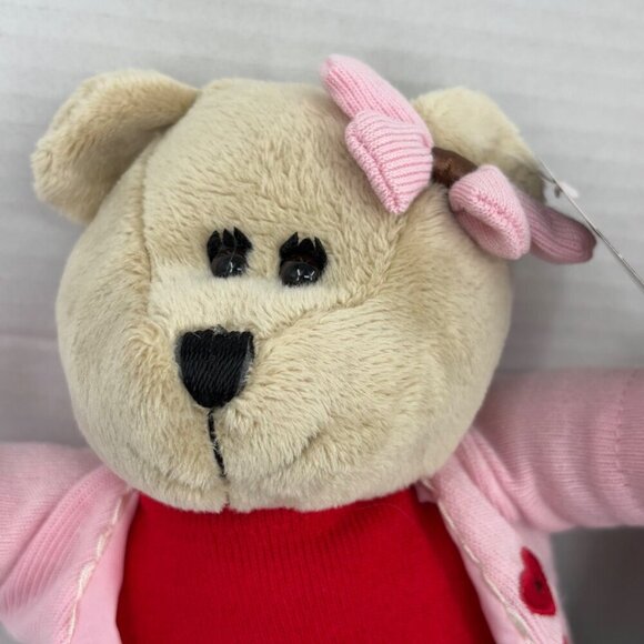 Starbucks Bearista Teddy Bear Plush 10 Inch Lot 2 Valentines Edition 2007 2011 - Picture 3 of 14